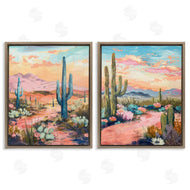 LSR Design Studio | Cactus Paths & Sunset