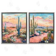 LSR Design Studio | Cactus Paths & Sunset