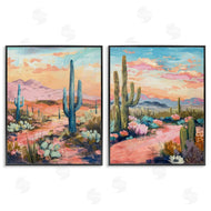 LSR Design Studio | Cactus Paths & Sunset