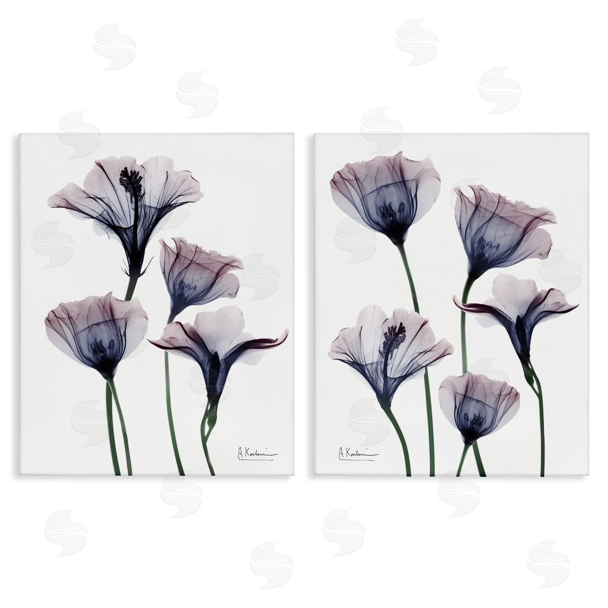 Bountiful Dusk Lilies Canvas Wall Art, Home Decor by Albert Koetsier