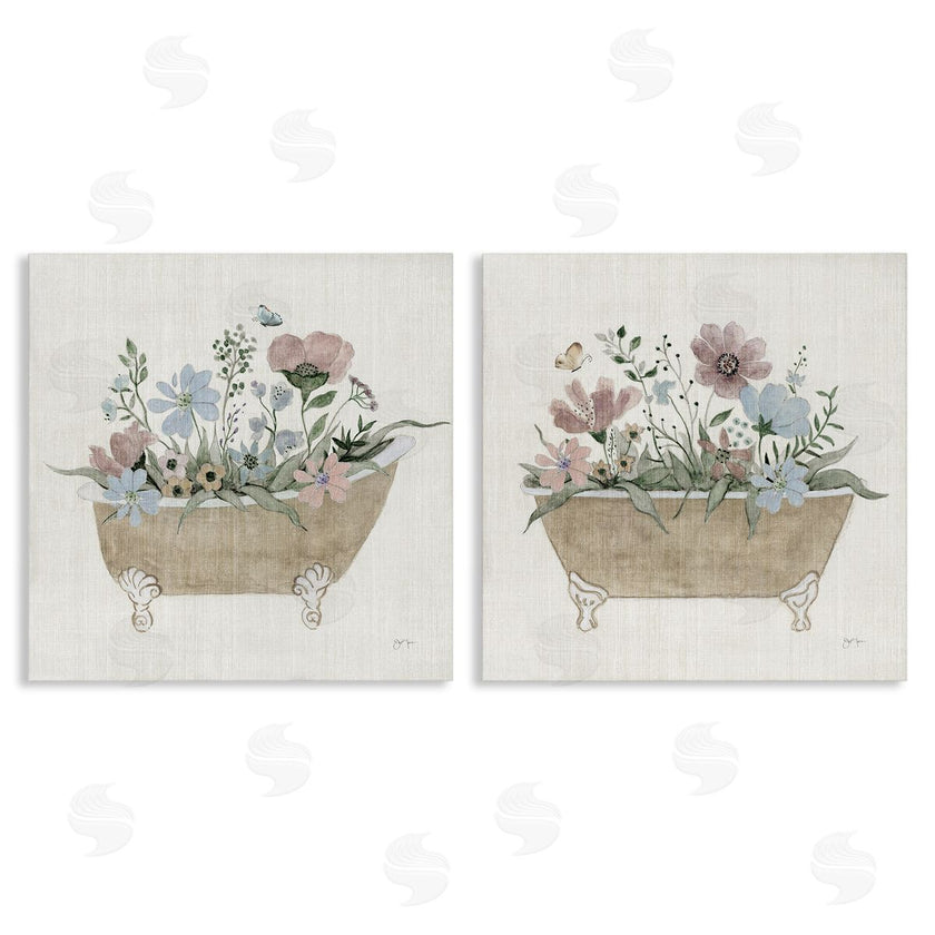 Tava Studios | Rustic Florals in Bathtubs