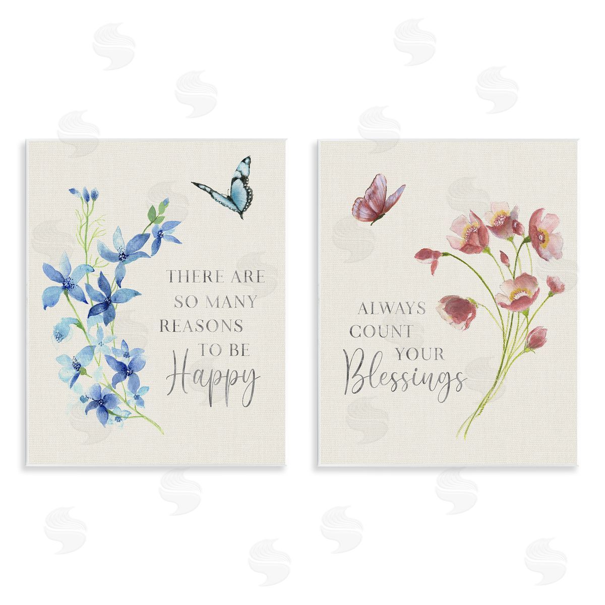Inspiring Words with Florals Wood Plaque Wall Art, Home Decor by Tava Studios