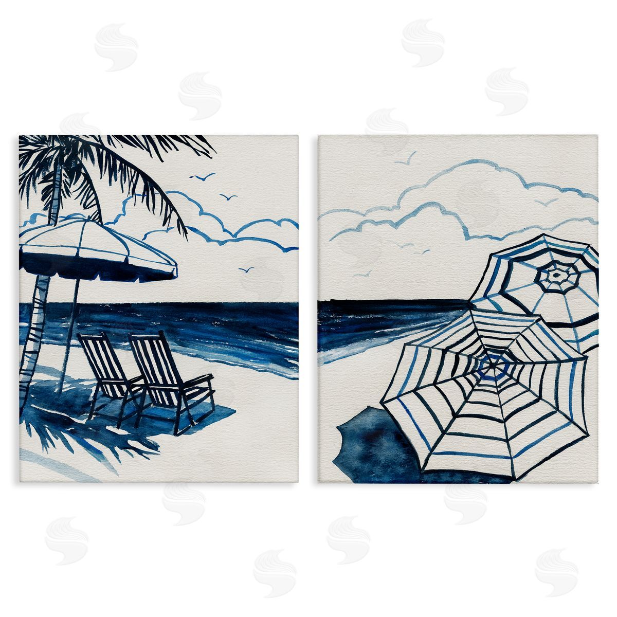 Tropical Ocean Views Canvas Wall Art, Home Decor by Carol Robinson