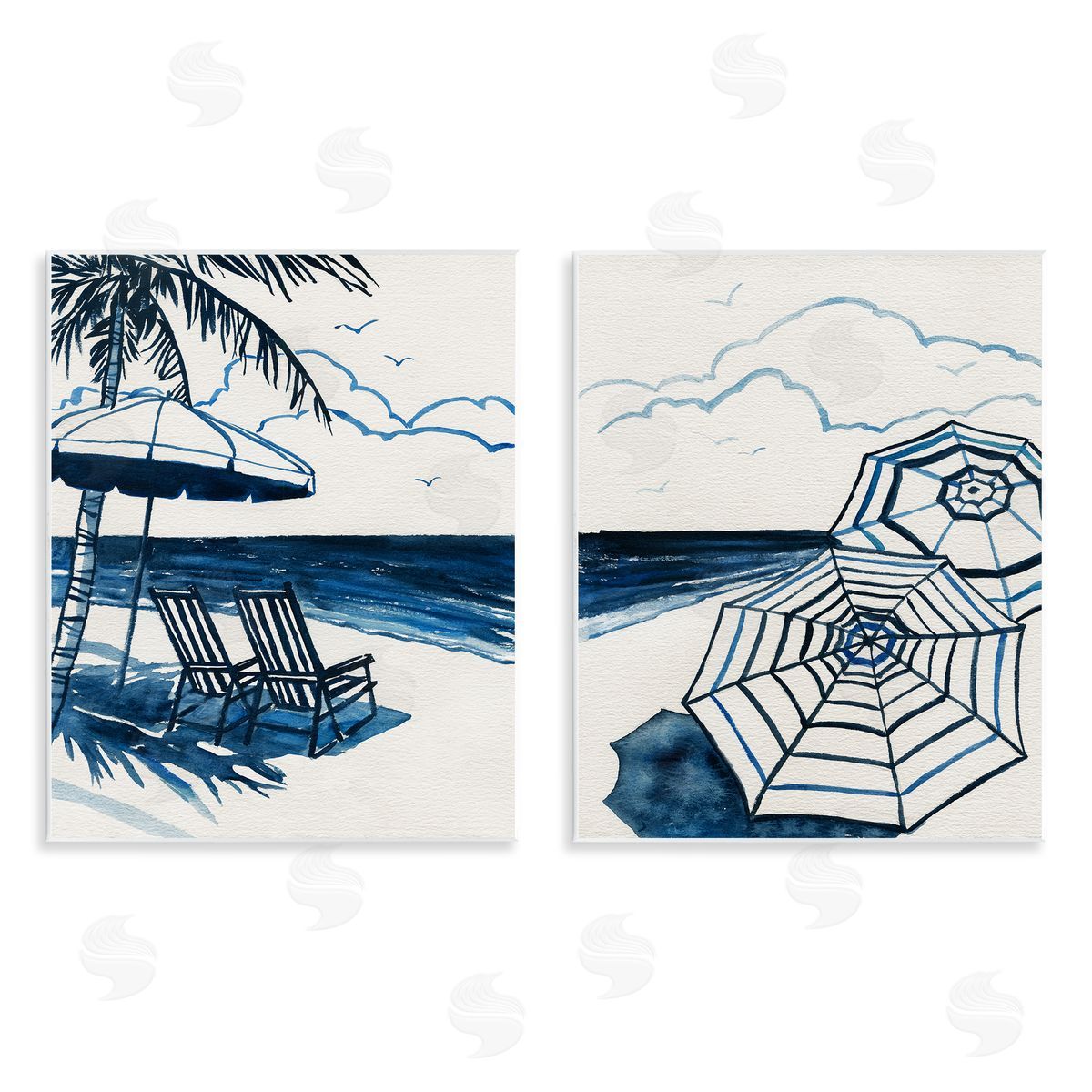 Tropical Ocean Views Wood Plaque Wall Art, Home Decor by Carol Robinson