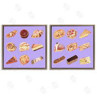 Melissa Wang | Various Pastries on Purple