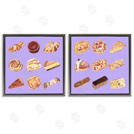 Melissa Wang | Various Pastries on Purple