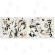 June Erica Vess | Neutral Earth Tones Abstraction