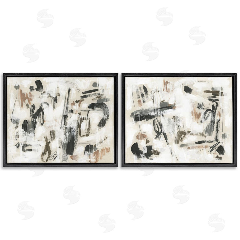 June Erica Vess | Neutral Earth Tones Abstraction