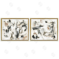 June Erica Vess | Neutral Earth Tones Abstraction