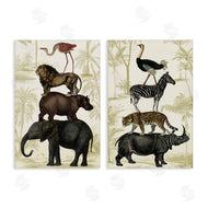 Victoria Barnes | Stacked Safari Animals