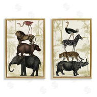 Victoria Barnes | Stacked Safari Animals