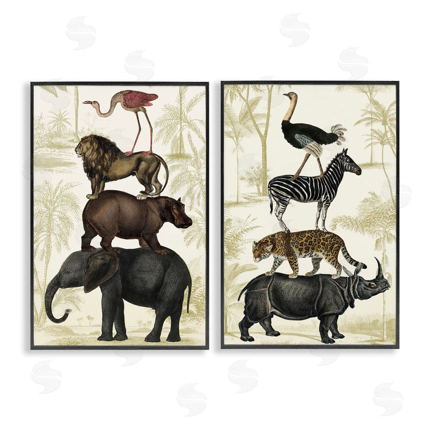 Victoria Barnes | Stacked Safari Animals