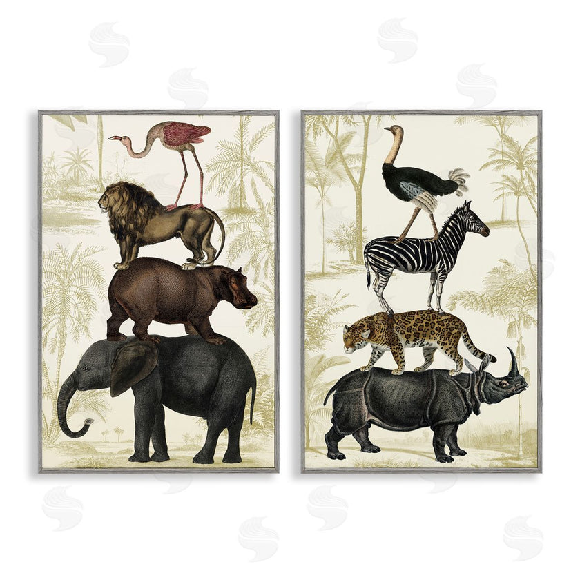 Victoria Barnes | Stacked Safari Animals