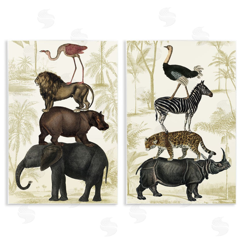 Victoria Barnes | Stacked Safari Animals