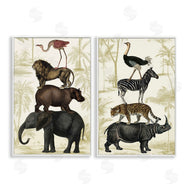 Victoria Barnes | Stacked Safari Animals
