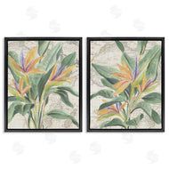 June Erica Vess | Flowers over Vintage Map