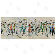 Dusza | Dynamic Bicycles on Beige