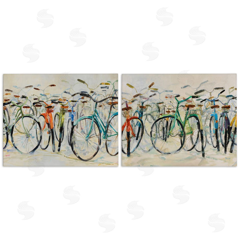 Dusza | Dynamic Bicycles on Beige