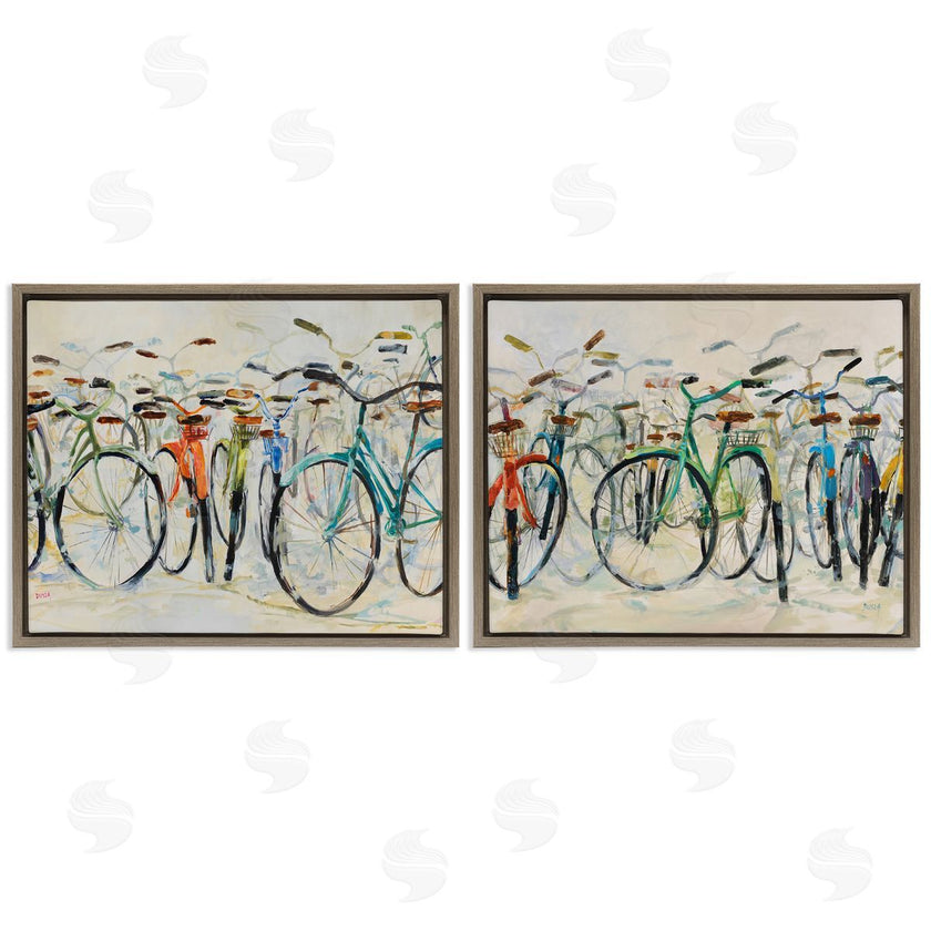 Dusza | Dynamic Bicycles on Beige