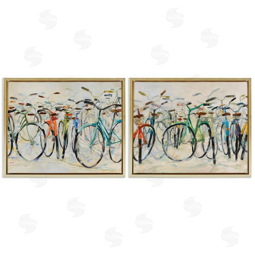 Dusza | Dynamic Bicycles on Beige