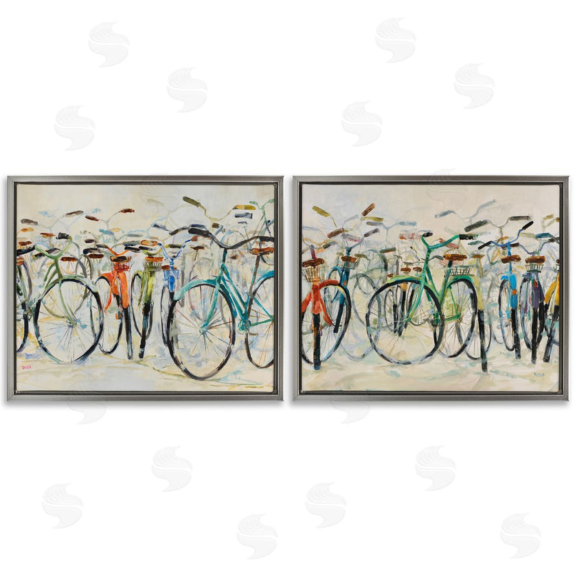 Dusza | Dynamic Bicycles on Beige