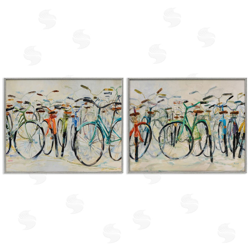 Dusza | Dynamic Bicycles on Beige