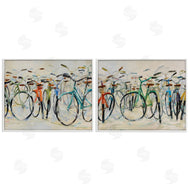 Dusza | Dynamic Bicycles on Beige