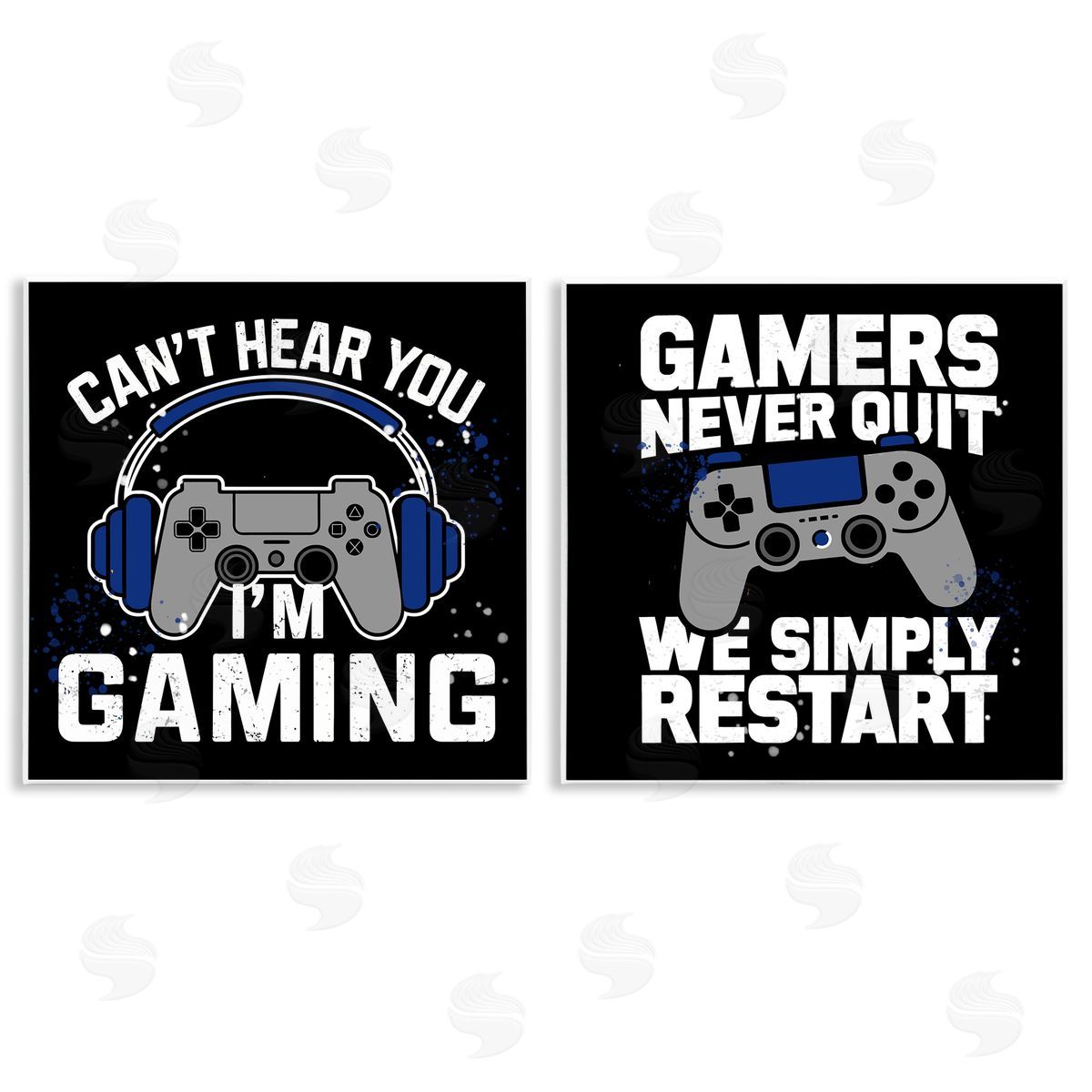 Hardcore Gamer Expressions Wood Plaque Wall Art, Home Decor by Kim Allen