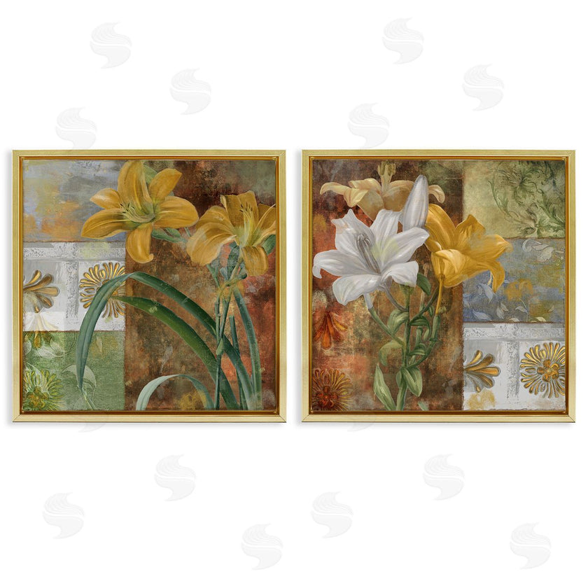 Sasha | Lilies & Vintage Tile Patterns