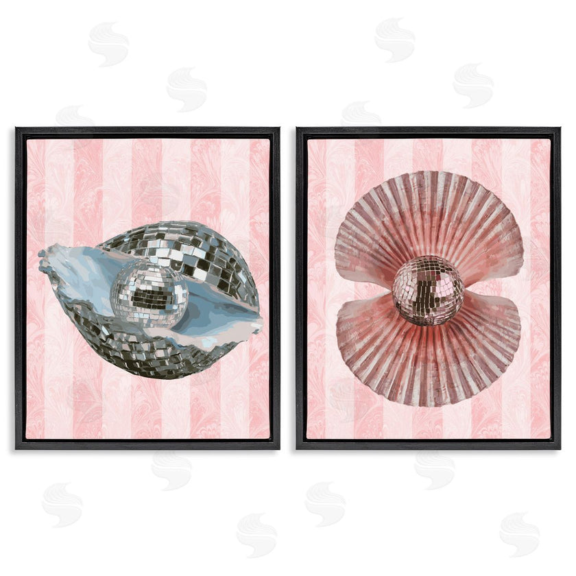 Stupell Studio | Pastel Disco Ball Sea Life