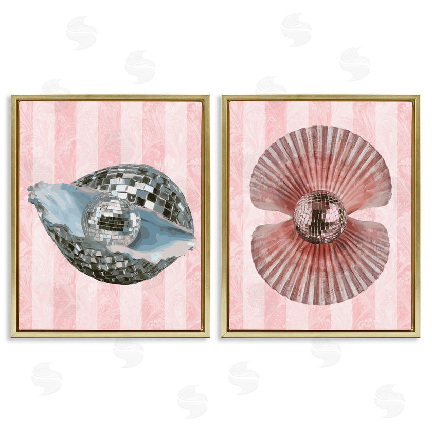 Stupell Studio | Pastel Disco Ball Sea Life