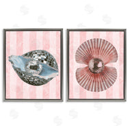 Stupell Studio | Pastel Disco Ball Sea Life