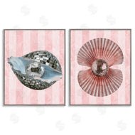 Stupell Studio | Pastel Disco Ball Sea Life
