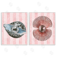 Stupell Studio | Pastel Disco Ball Sea Life