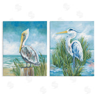 Diane Kater | Pelican & Heron by Beachside
