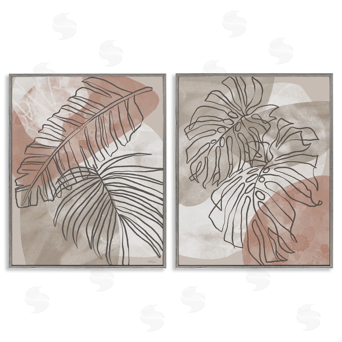 Cat Thurman Designs | Natural Earth Tone Palms