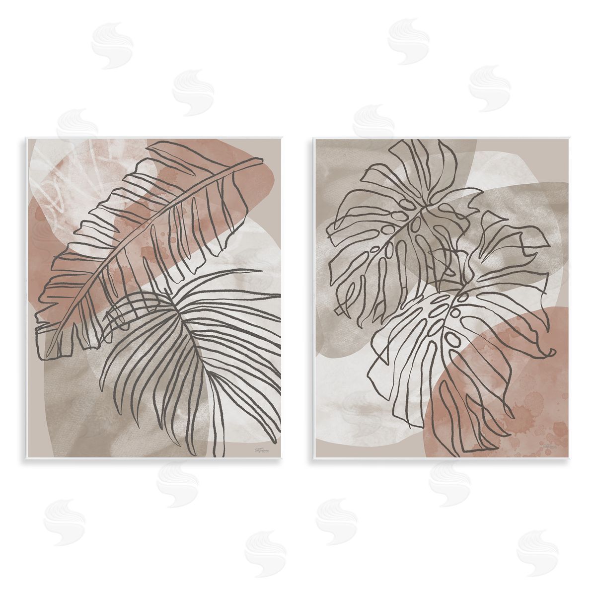 Cat Thurman Designs | Natural Earth Tone Palms