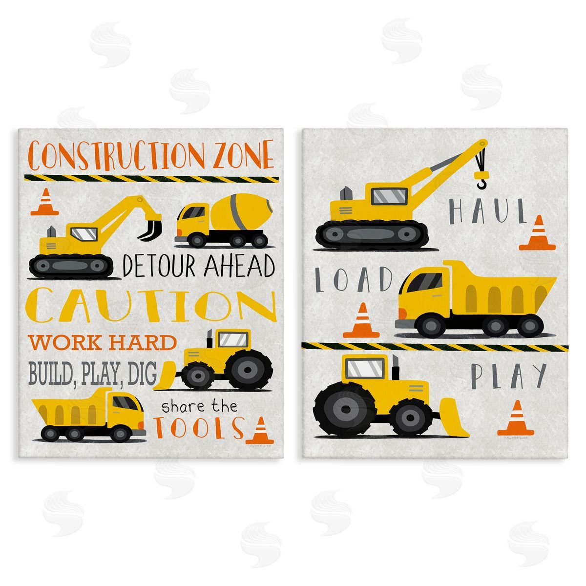 Elizabeth Tyndall | Construction Zone Trucks & Phrases