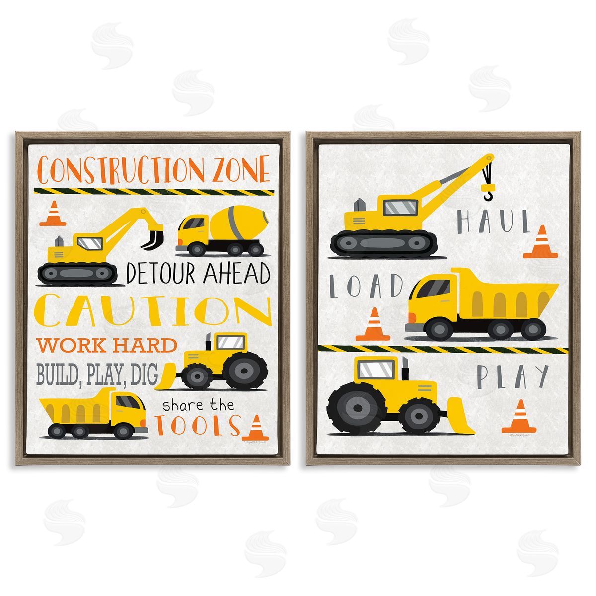 Elizabeth Tyndall | Construction Zone Trucks & Phrases