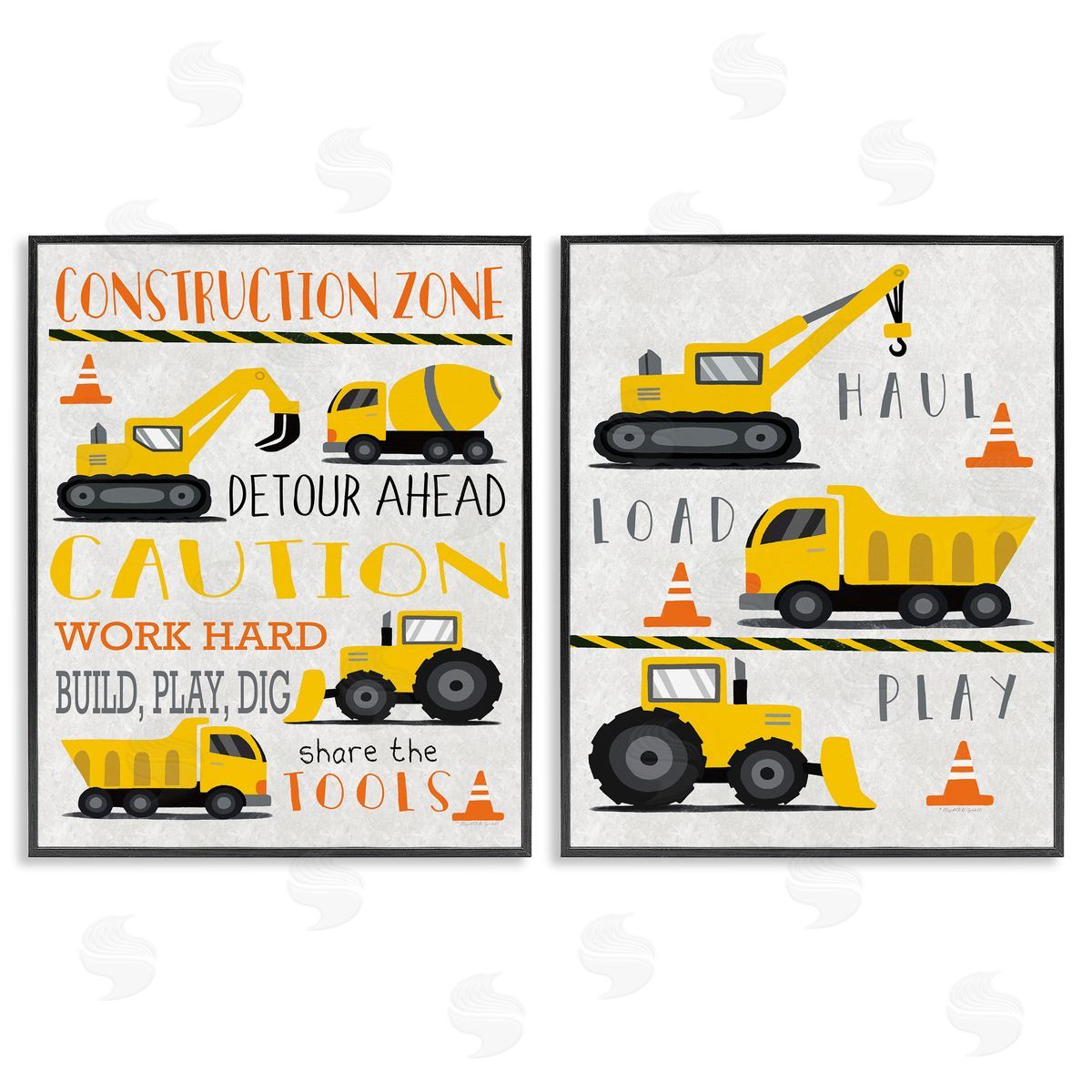 Elizabeth Tyndall | Construction Zone Trucks & Phrases