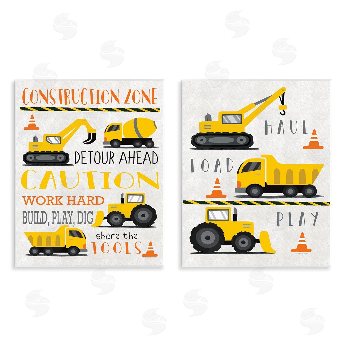 Elizabeth Tyndall | Construction Zone Trucks & Phrases