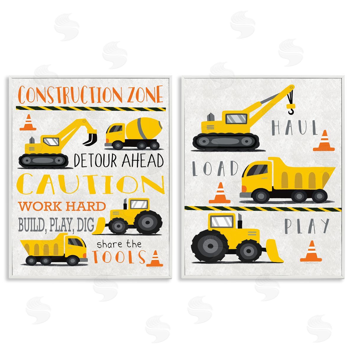 Elizabeth Tyndall | Construction Zone Trucks & Phrases