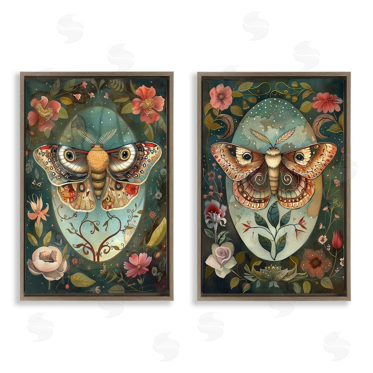 The Dutch Lady | Vintage Victorian Folk Moths