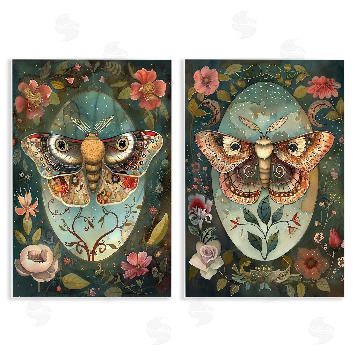 The Dutch Lady | Vintage Victorian Folk Moths