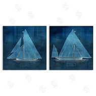 Susan Arnot | Nautical Sailboat Vessels Duo