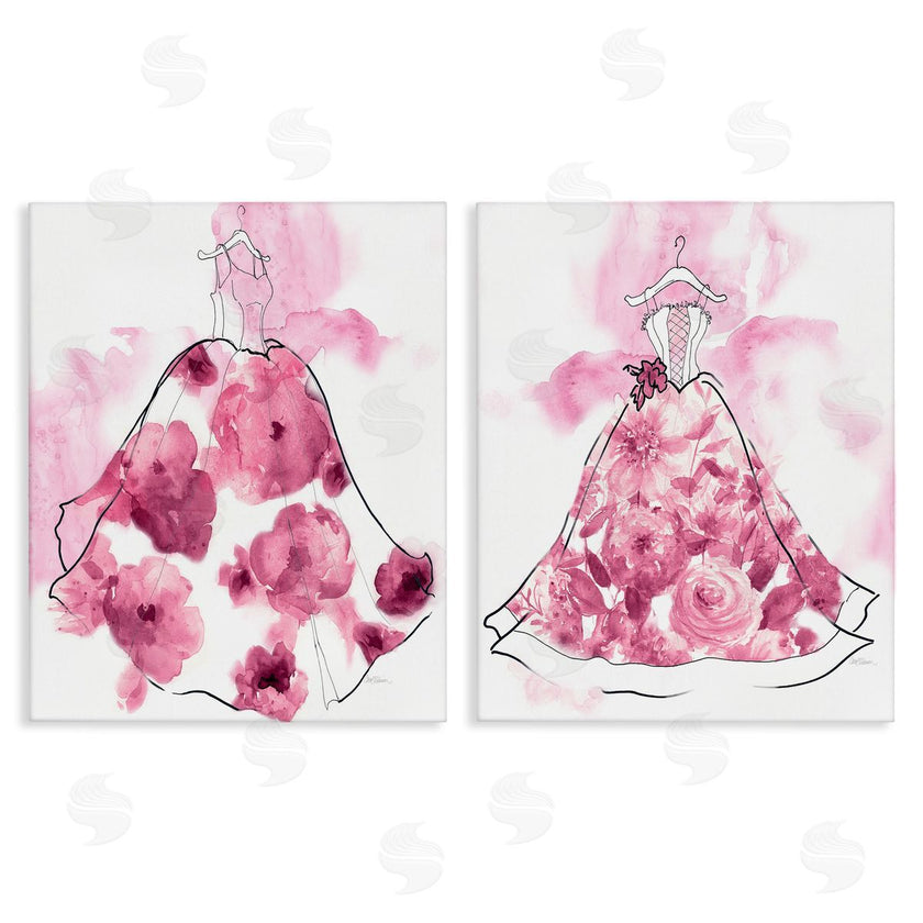 Carol Robinson | Abstract Flower Fashion Gowns