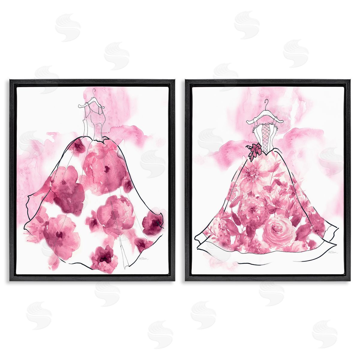 Carol Robinson | Abstract Flower Fashion Gowns