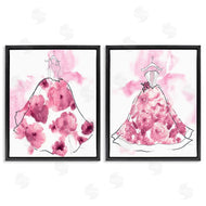 Carol Robinson | Abstract Flower Fashion Gowns