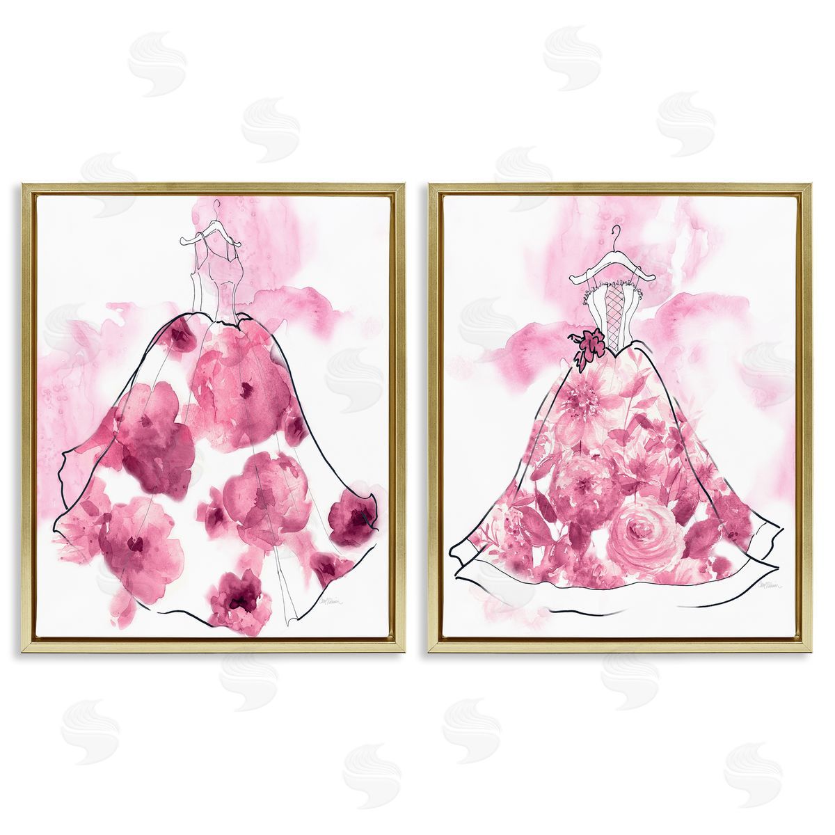 Carol Robinson | Abstract Flower Fashion Gowns