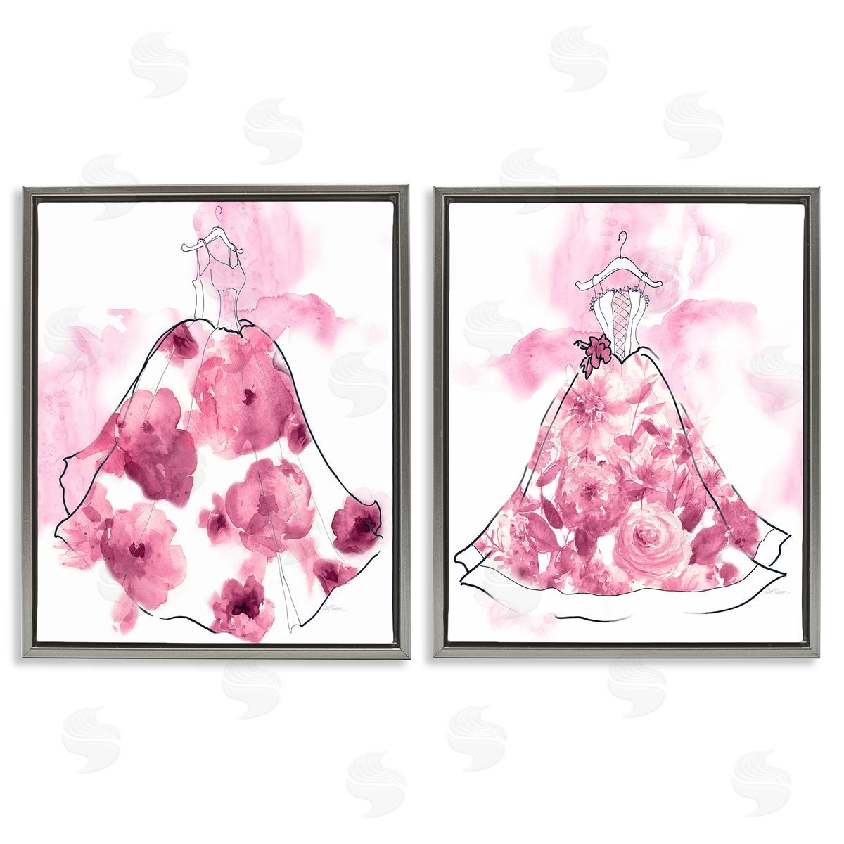 Carol Robinson | Abstract Flower Fashion Gowns